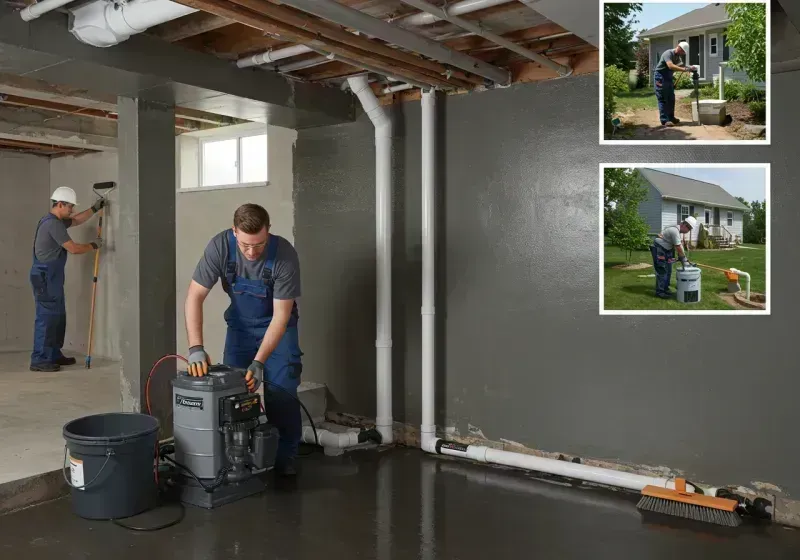 Basement Waterproofing and Flood Prevention process in Union County, IN